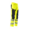 Spodnie MASCOT ACCELERATE SAFE ULTIMATE STRETCH - water-repellent - two-toned hi-vis yellow/dark navy rozm. 90C58