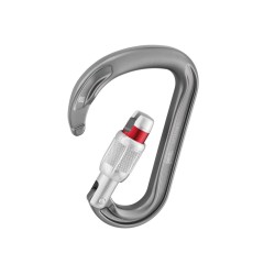 Karabinek Petzl ATTACHE SCREW-LOCK GREY 
