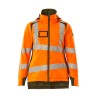 Kurtka zimowa MASCOT ACCELERATE SAFE CLIMASCOT Ladies fit - two-toned hi-vis orange/moss green rozm. XS