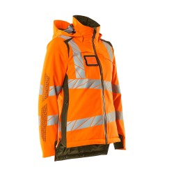 Kurtka zimowa MASCOT ACCELERATE SAFE CLIMASCOT Ladies fit - two-toned hi-vis orange/moss green rozm. XS