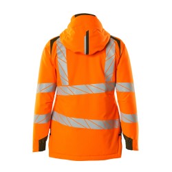 Kurtka zimowa MASCOT ACCELERATE SAFE CLIMASCOT Ladies fit - two-toned hi-vis orange/moss green rozm. XS