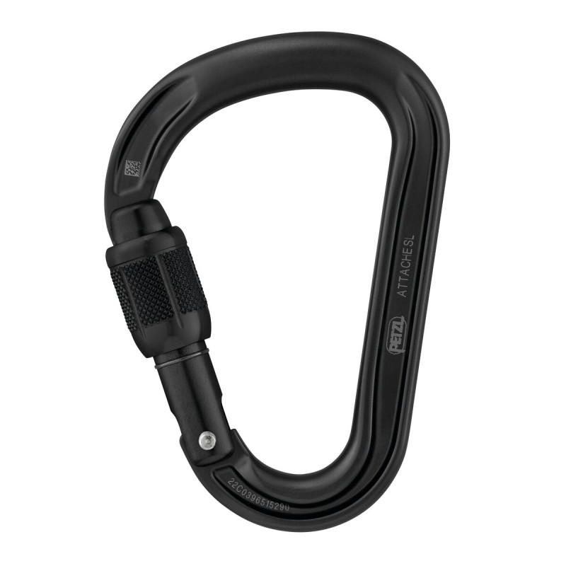Karabinek Petzl ATTACHE SCREW-LOCK BLACK 