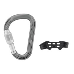 Karabinek Petzl ATTACHE BAR SCREW-LOCK GREY 