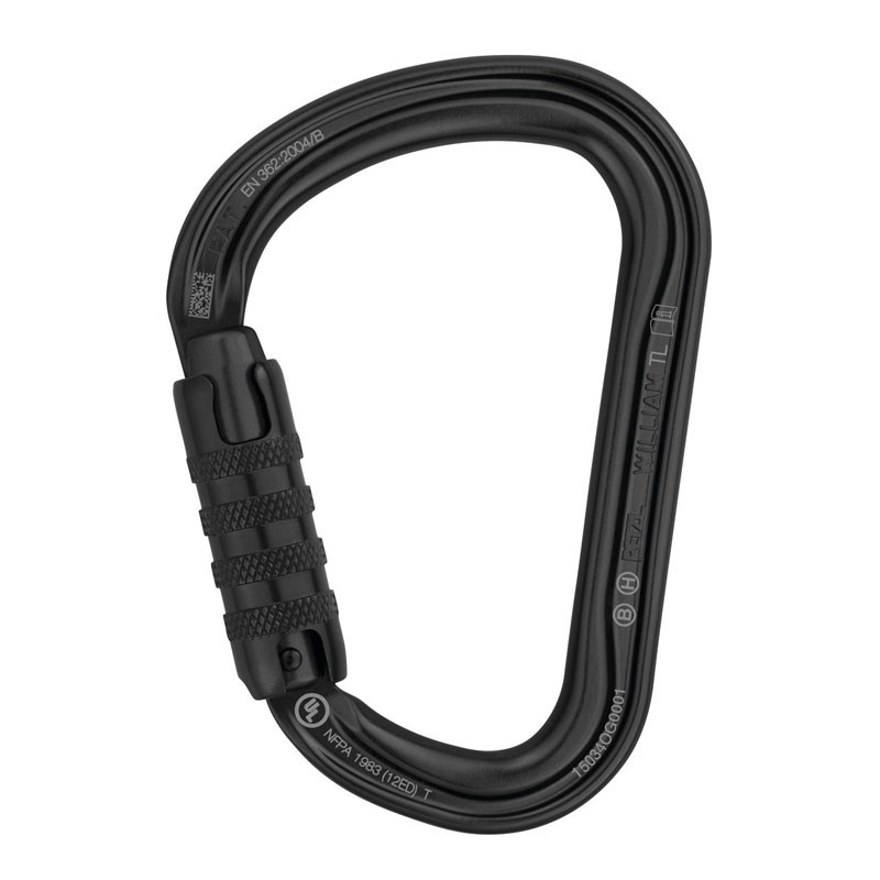 Karabinek Petzl WILLIAM TRIACT-LOCK BLACK