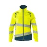 Kurtka damska MASCOT ACCELERATE SAFE ULTIMATE STRETCH - hi-vis yellow/dark petroleum