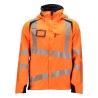 Kurtka MASCOT ACCELERATE SAFE breathable - wind- and waterproof - two-toned hi-vis orange/dark navy