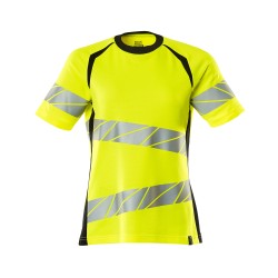T-shirt MASCOT Ladies fit hi-vis yellow/black rozm. S
