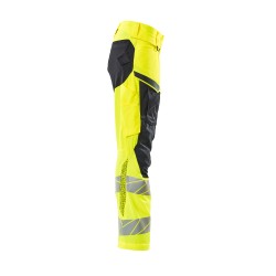 Spodnie damskie MASCOT ACCELERATE SAFE DIAMOND - Stretch Zones - two-toned hi-vis yellow/dark navy rozm. 76C36
