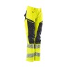 Spodnie damskie MASCOT ACCELERATE SAFE DIAMOND - Stretch Zones - two-toned hi-vis yellow/dark navy rozm. 76C38