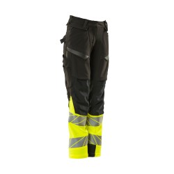 Spodnie MASCOT DIAMOND Ladies black/hi-vis yellow rozm. 76C38