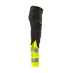 Spodnie MASCOT DIAMOND Ladies black/hi-vis yellow rozm. 76C38