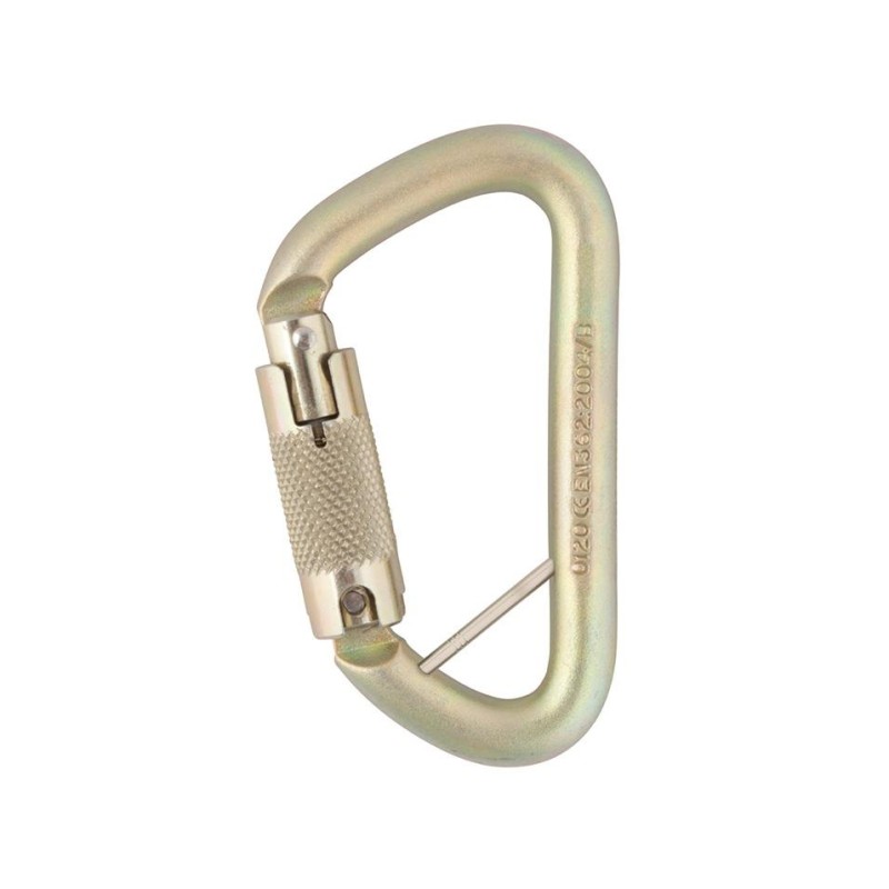 Karabinek DMM 12 MM STEEL OFFSET D LS CAPTIVE BAR