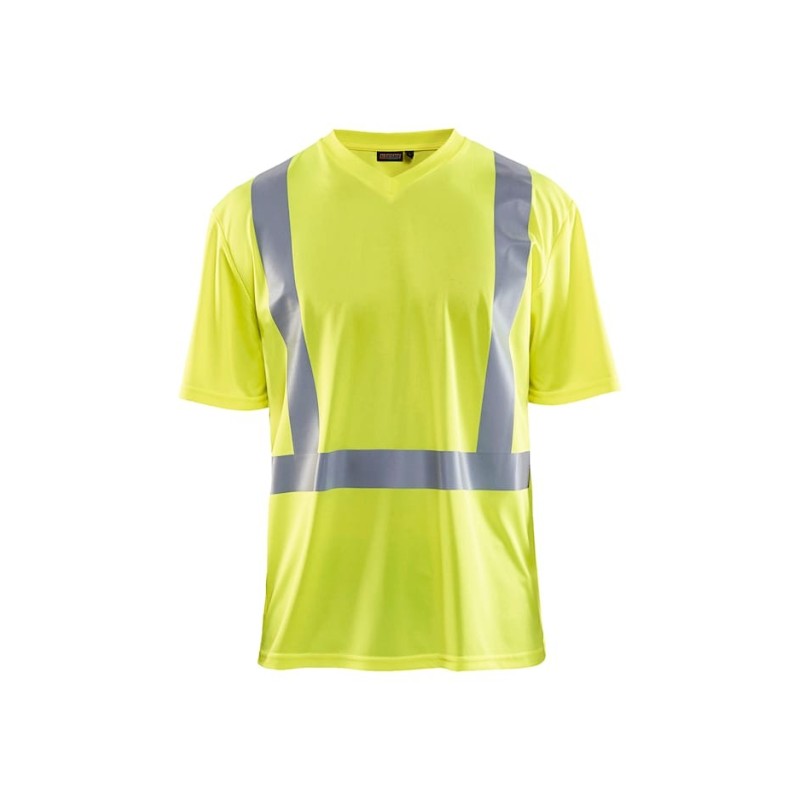 T-shirt Blåkläder 3382 o wysokiej widocznosci z filtrem UV