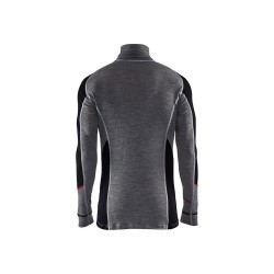 Bluza wewnetrzna Blåkläder 4699 XWARM, zapinana pod szyja na zamek blyskawiczny, ze 100% welny merynosowej