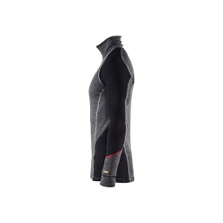 Bluza wewnetrzna Blåkläder 4699 XWARM, zapinana pod szyja na zamek blyskawiczny, ze 100% welny merynosowej