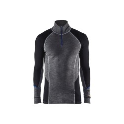 Bluza wewnetrzna Blåkläder 4899 WARM zapinana pod szyja na zamek blyskawiczny, ze 100% welny merynosowej