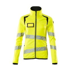 Bluza MASCOT FLEECE with zipper ladies fit hi-vis yellow/black rozm. S