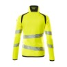 Bluza MASCOT FLEECE with zipper ladies fit hi-vis yellow/black rozm. S