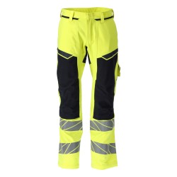 Spodnie ARC/FLASH MASCOT hi-vis yellow/dark navy rozm. 82C54