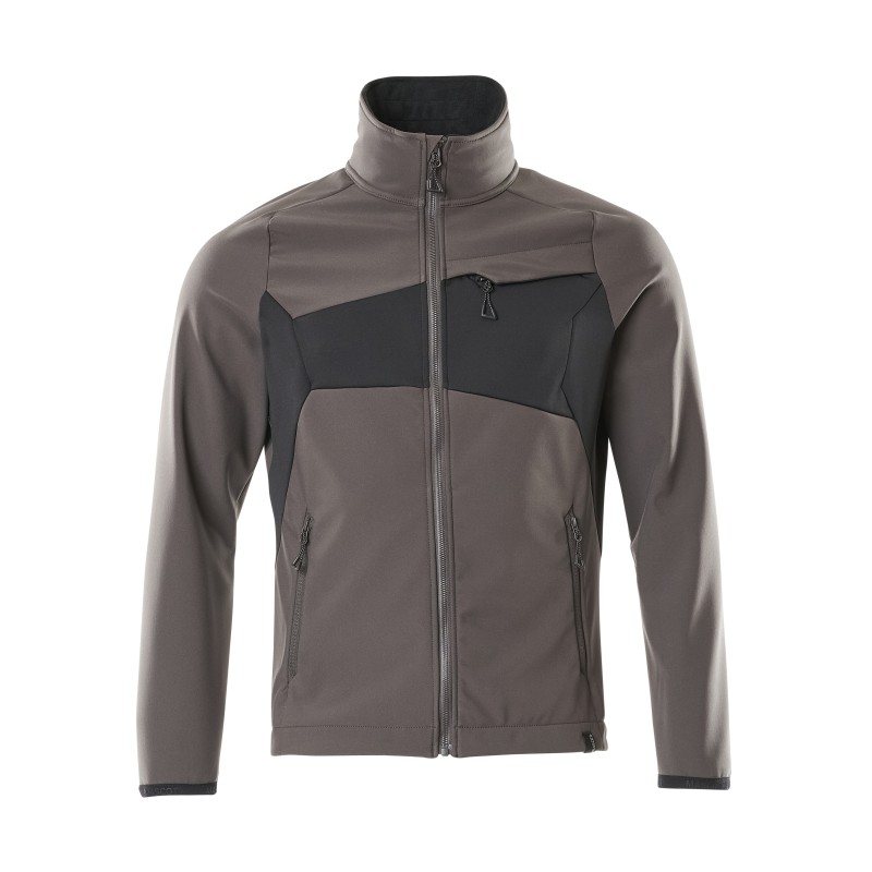 Kurtka MASCOT ACCELERATE softshell dark anthracite/black rozm.  XS