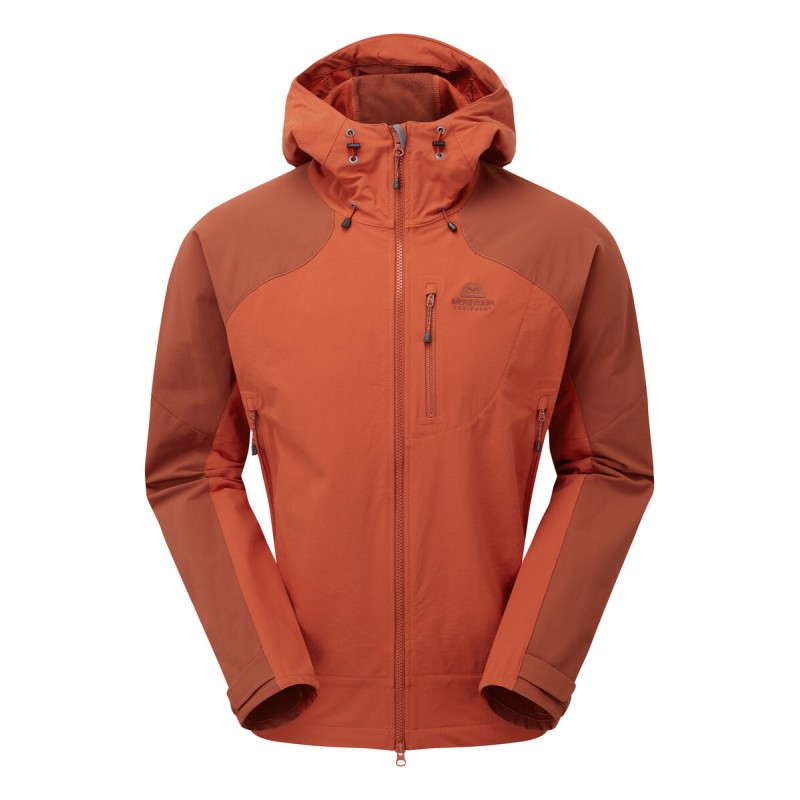 Kurtka męska ME FRONTIER HOODED ATLAS RED/BURNT HENNA XXL