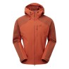 Kurtka męska ME FRONTIER HOODED ATLAS RED/BURNT HENNA XXL
