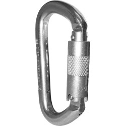 Karabinek ISC D SHAPE TL STAINLESS