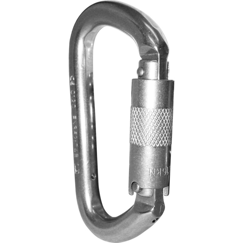 Karabinek ISC D SHAPE SS STAINLESS