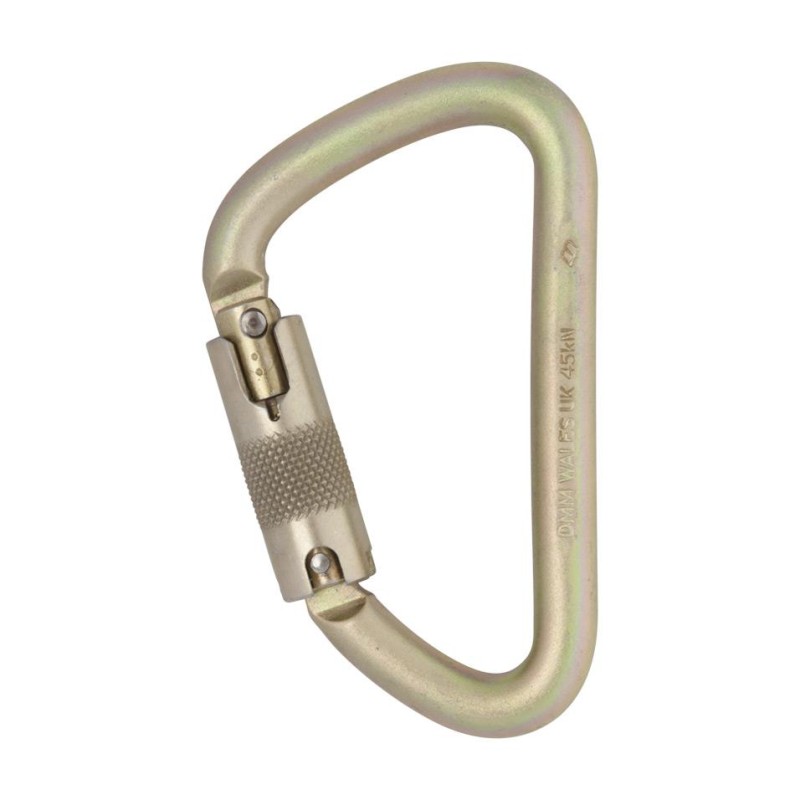 Karabinek DMM 12 MM KLETTERSTEIG STEEL LS ANSI