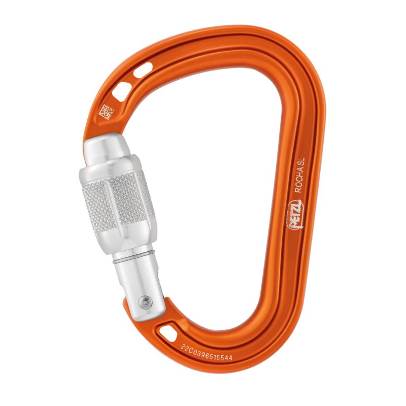 Karabinek Petzl ROCHA SCREW-LOCK ORANGE 