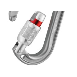 Karabinek Petzl ROCHA SCREW-LOCK GREY 