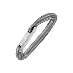 Karabinek Petzl DJINN GREY prosty