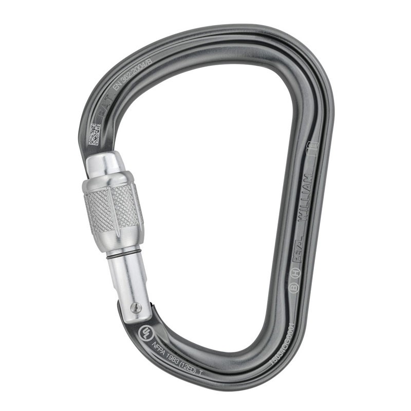 Karabinek Petzl WILLIAM SCREW-LOCK 