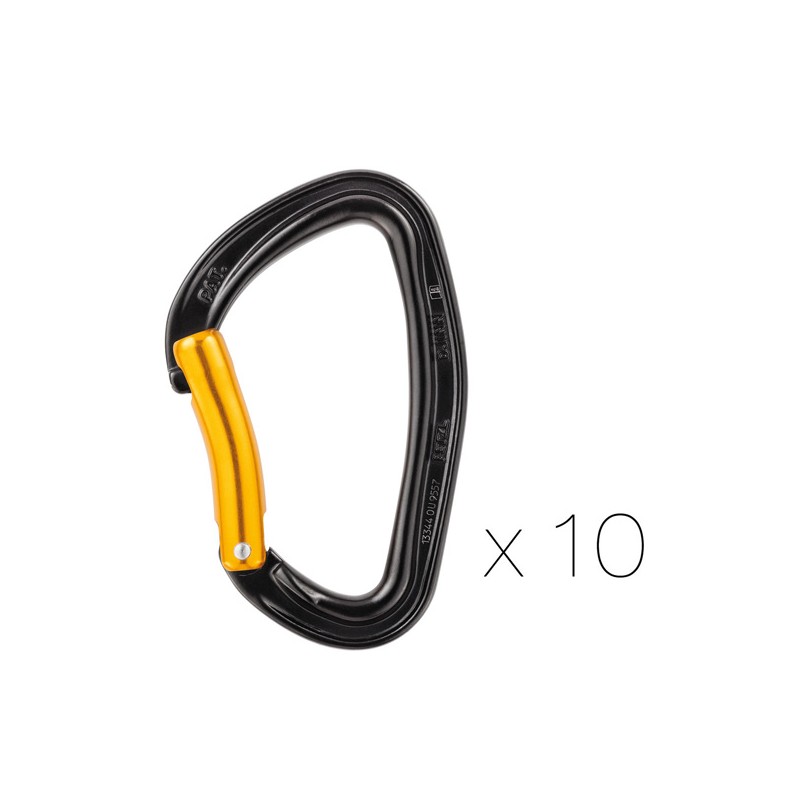Karabinek Petzl DJINN stalowy (10 sztuk)
