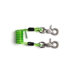 Lonża NLG SHORT COIL TOOL LANYARD QUICK CLIP