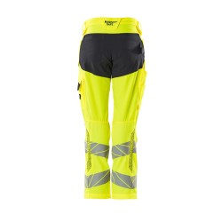 Spodnie damskie MASCOT ACCELERATE SAFE DIAMOND - Stretch Zones - two-toned hi-vis yellow/dark navy rozm. 76C38