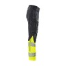 Spodnie damskie MASCOT ACCELERATE SAFE DIAMOND - Stretch Zones - two-toned dark navy/hi-vis yellow rozm. 82C36