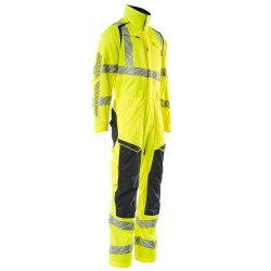 Kombinezon MASCOT ACCELERATE SAFE Stretch Zones - two-toned - ProWash hi-vis yellow/dark navy rozm. L