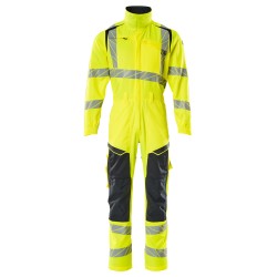 Kombinezon MASCOT ACCELERATE SAFE Stretch Zones - two-toned - ProWash hi-vis yellow/dark navy rozm. XL