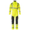 Kombinezon MASCOT ACCELERATE SAFE Stretch Zones - two-toned - ProWash hi-vis yellow/dark navy rozm. XL