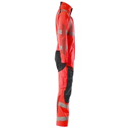 Kombinezon MASCOT ACCELERATE SAFE Stretch Zones - two-toned - ProWash hi-vis red/dark navy rozm. S
