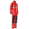 Kombinezon MASCOT ACCELERATE SAFE Stretch Zones - two-toned - ProWash hi-vis red/dark navy rozm. S