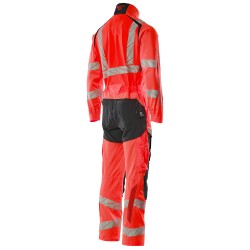 Kombinezon MASCOT ACCELERATE SAFE Stretch Zones - two-toned - ProWash hi-vis red/dark navy rozm. M
