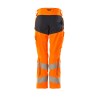 Spodnie damskie MASCOT ACCELERATE SAFE DIAMOND - Stretch Zones - two-toned hi-vis orange/dark navy rozm. 82C38