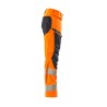Spodnie damskie MASCOT ACCELERATE SAFE DIAMOND - Stretch Zones - two-toned hi-vis orange/dark navy rozm. 82C38
