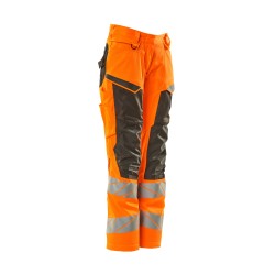 Spodnie damskie MASCOT ACCELERATE SAFE DIAMOND - Stretch Zones - two-toned hi-vis orange/dark anthracite rozm. 82C44