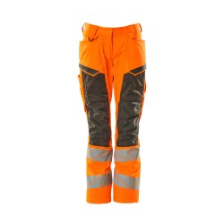Spodnie damskie MASCOT ACCELERATE SAFE DIAMOND - Stretch Zones - two-toned hi-vis orange/dark anthracite rozm. 82C50