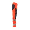 Spodnie damskie MASCOT ACCELERATE SAFE DIAMOND - Stretch Zones - two-toned hi-vis red/dark navy rozm. 82C48