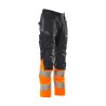 Spodnie MASCOT ACCELERATE SAFE Stretch Zones - two-toned - ProWash dark navy/hi-vis orange rozm. 82C47