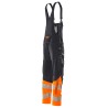 Ogrodniczki MASCOT ACCELERATE SAFE stretch zones - dwukolorowy - ProWash dark navy/hi-vis orange rozm. 76C46